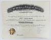 LATE 19th-CENTURY "W.W. KEEN SURGICAL SOCIETY" MEMBERSHIP CERTIFICATE