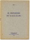 Il Pensiero di Galleani. No. 1