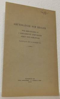 Grundsatser och regler för behandling av i…