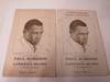 Two variants of 1926 Paul Robeson and Lawrence Brown Music Program