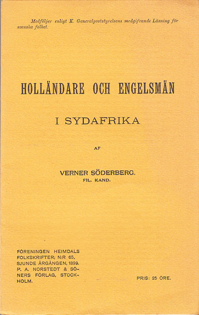 Holländare och engelsmän i Sydafrika.