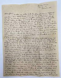 AUTOGRAPH LETTER SIGNED (ALS) to His Mother