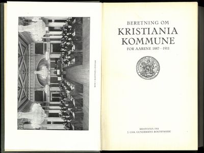 Beretning om Kristiania Kommune for aarene…