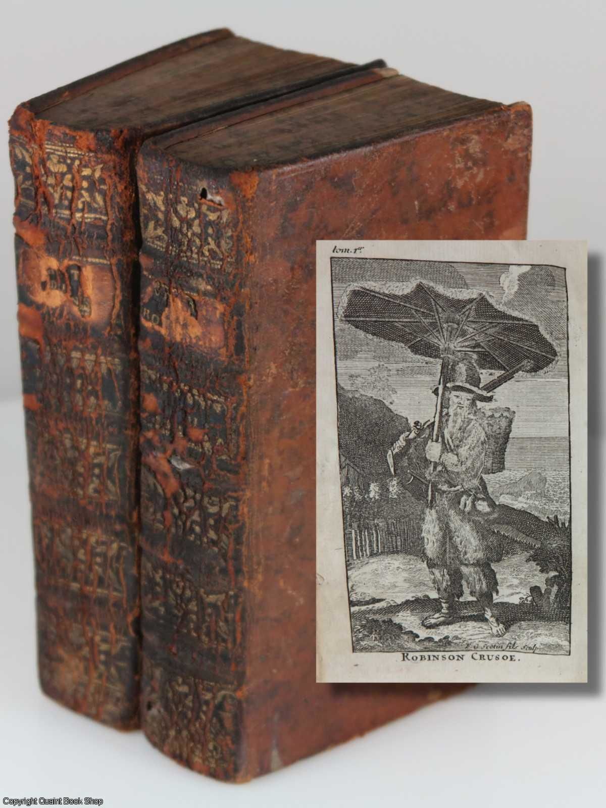 La Vie And Les Avantures Surprenantes De Robinson Crusoe 2 Vols By Daniel Defoe Hardcover Later Printing 1751 From Quaint Book Shop Ioba Sku 1247