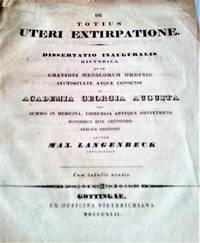 image of De Totius Uteri Extirpatione.