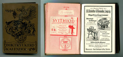 Boktryckeri-kalender 1894. Under medverkan af…