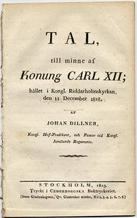 Tal till minne af konung Carl XII; hållet i…