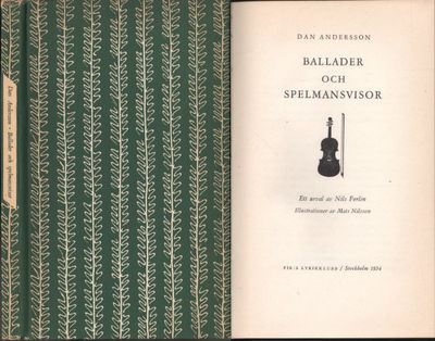 BALLADER OCH SPELMANSVISOR.