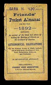 Friends' Pocket Almanac for the Year 1892