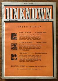 UNKNOWN FANTASY FICTION. April, 1941 Campbell, Jr., John W. (Editor)