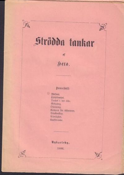 Strödda tankar af Hero.