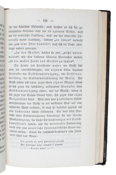 Die heilige Familie oder Kritik der kritischen Kritik. Gegen Bruno Bauer & Consorten.  - [THE COLLABORATION THAT WOULD CHANGE THE WORLD] (photo 3)