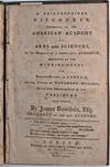 A Philosophical Discourse, Addressed to the American Academy of Arts and Sciences . . . On the Eighth of November Mdcclxxx