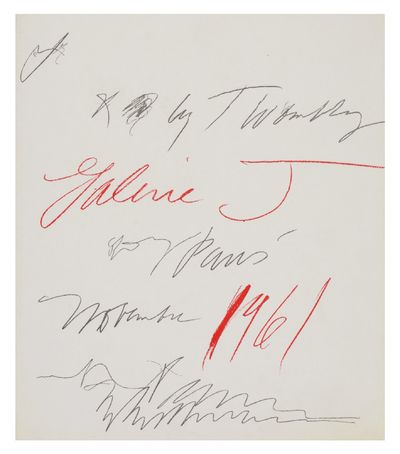 Cy Twombly: La Révolution du Signe