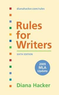 Rules for Writers : 2009 MLA Update