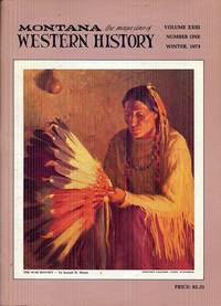 cover of Montana Western History Winter 1973 Volume XXIII Number One