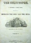 The Cultivator, a Monthly Publication, Designed to Improve the Soil and the Mind. Volume VI [Mar-Dec, 1839]