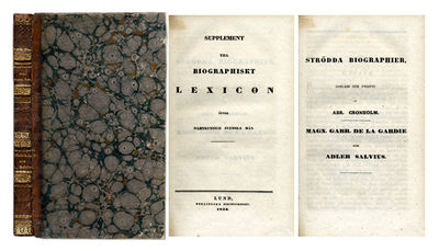 Supplement till Biographiskt lexicon öfver…