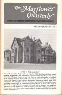 The Mayflower Quarterly Vol. 38 No. 1, February 1972