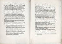 Essential Perfection. An Essay by Eric Gill, reprinted from "The Game" January number, A.D. 1918.