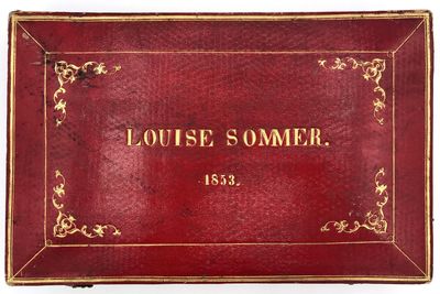 Gilt Morocco Glove Box of Louise Sommer