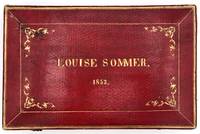 Gilt Morocco Glove Box of Louise Sommer