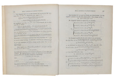 Recherches sur les fonctions elliptique. (photo 3)