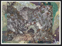 cover of Ravine 1889 detail on a one-of-a-kind hand marbled paper composition presented on a blank note card, The.