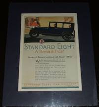 cover of 1919 Full Page Color Automotive Ad for Standard Eight , Matted Ready to Frame
