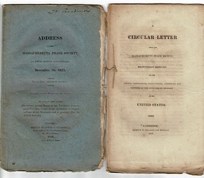 A series of eleven reports, addresses and circular letters, as below