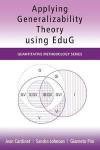 Applying Generalizability Theory using EduG