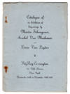 Catalogue of an Exhibition of Engravings by Martin Schongauer, Israhel Van Meckenem and Lucas Van Leyden