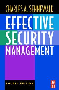 Effective Security Management Fourth Edition