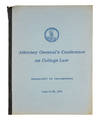 Attorney's General Conference on College Law. Proceedings, 1976