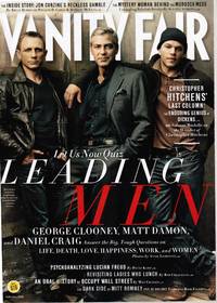 cover of VANITY FAIR - DANIEL CRAIG, GEORGE CLOONEY, MATT DAMON