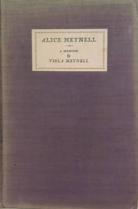 Alice Meynell:   A Memoir