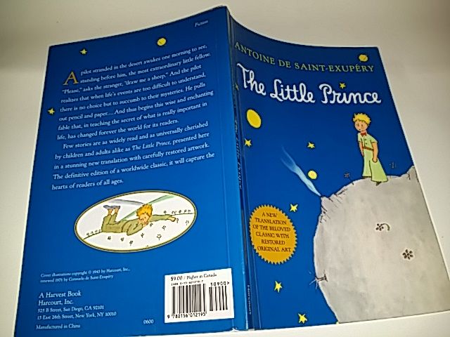 The Little Prince by Antoine de; Richard Howard Saint-Exupery