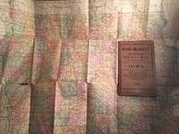 RAND, MCNALLY'S INDEXED POCKET MAP AND SHIPPER'S GUIDE OF IOWA.
