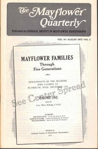 The Mayflower Quarterly Vol. 41 No. 3, August 1975