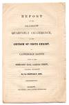 Report of the Glasgow Quarterly Conference, of the Church of Jesus Christ of Latter-day Saints, held in the Mechanics' Hall, Canning St. Calton, Glasgow, On 1st January, 1851