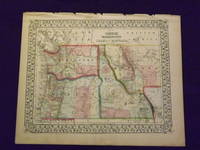 Map of Oregon, Washington, Idaho, and Part of Montana.