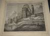 Attractive original copper- engraved view of CORFE CASTLE, Plate No.2. Very large picture. From: HUTCHINS' "History of Dorset". 2nd. edition