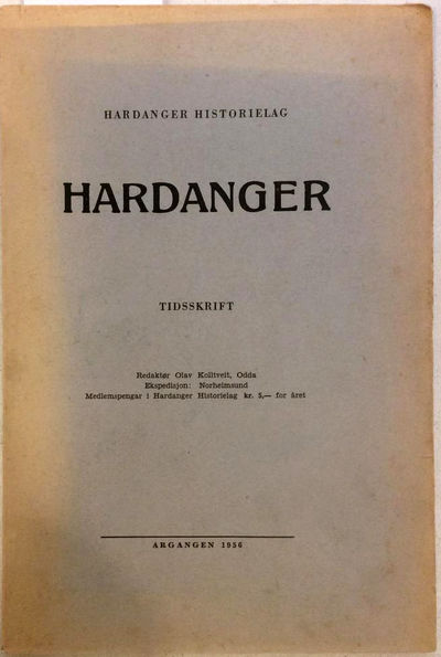 Hardanger Historielag. Tidsskrift. Aargangen 1956