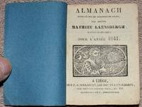 image of Almanach supputé sur le Méridien de Liège par Maître Mathieu Laensbergh, mathématicien, pour l'année 1841