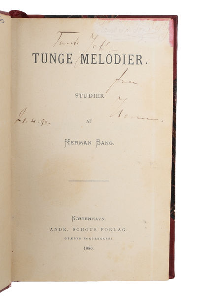 Tunge Melodier. Studier.