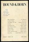 The Hound & Horn – January:March 1934, Volume VII, No. 2