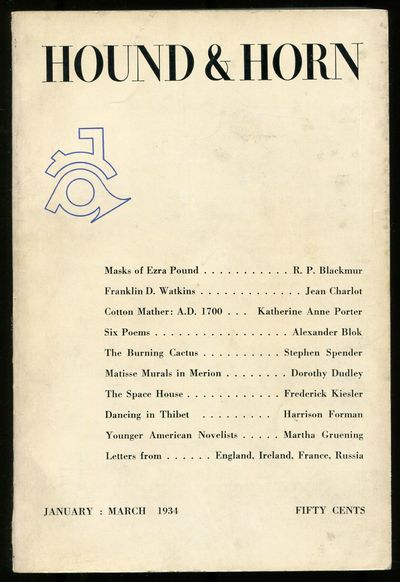 The Hound & Horn – January:March 1934, Volume VII, No. 2