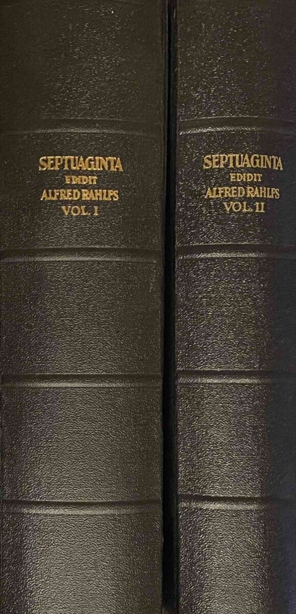 洋書 SEPTUAGINTA RAHLFS-HANHART Editio altera Hendrickson Publishers | The Rahlfs-Hanhart Septuaginta