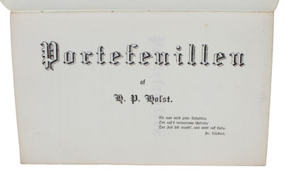 Portefeuillen. - [DEDIKATIONSEKSEMPLAR]