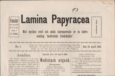 Lamina Papyracea. Me myckensvett och möda…